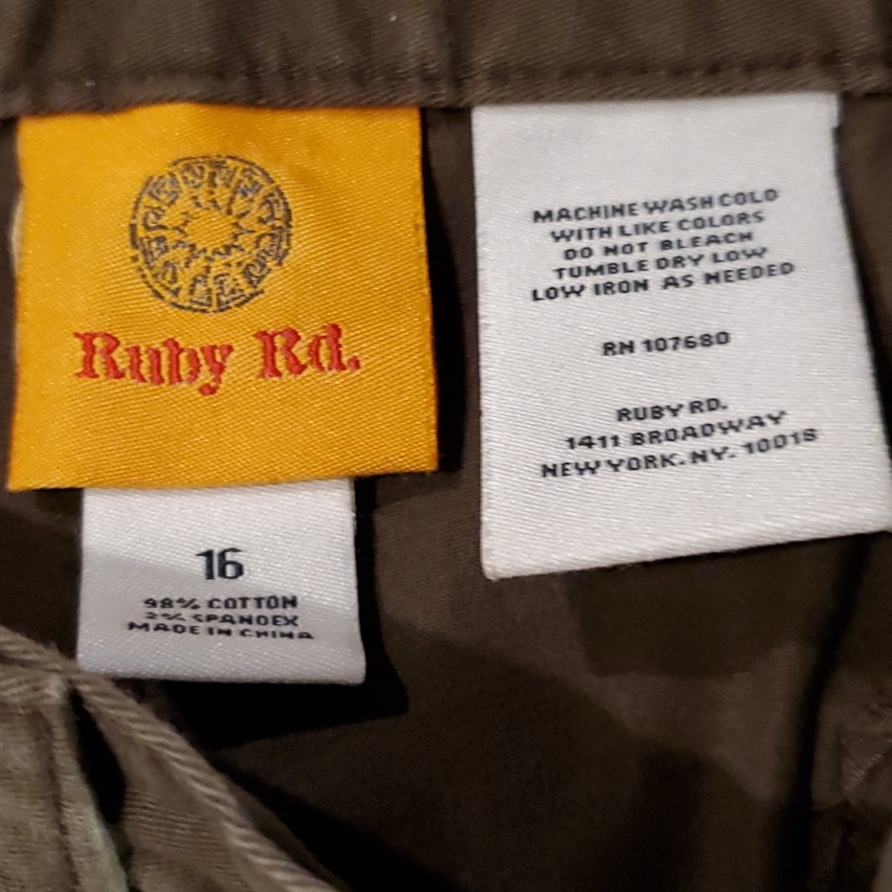 Ruby Rd brown jeans - Picture 3 of 5